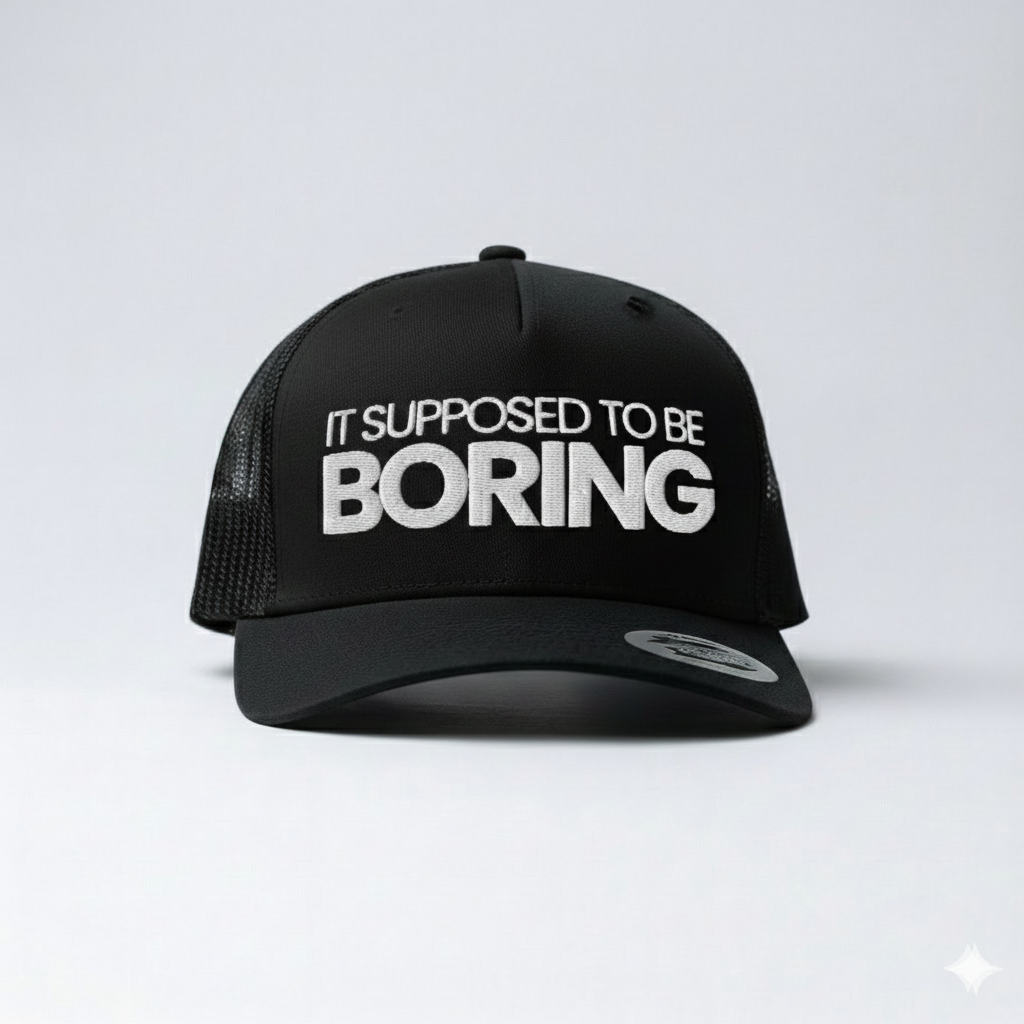 BORING | TRUCKER BLACK