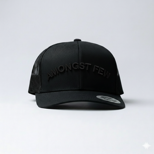 AMONGST FEW | TRUCKER | BLACK ON BLACK