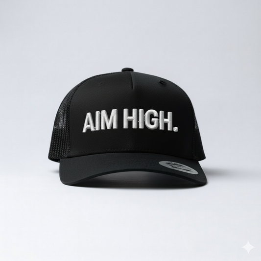AIM HIGH | TRUCKER BLACK