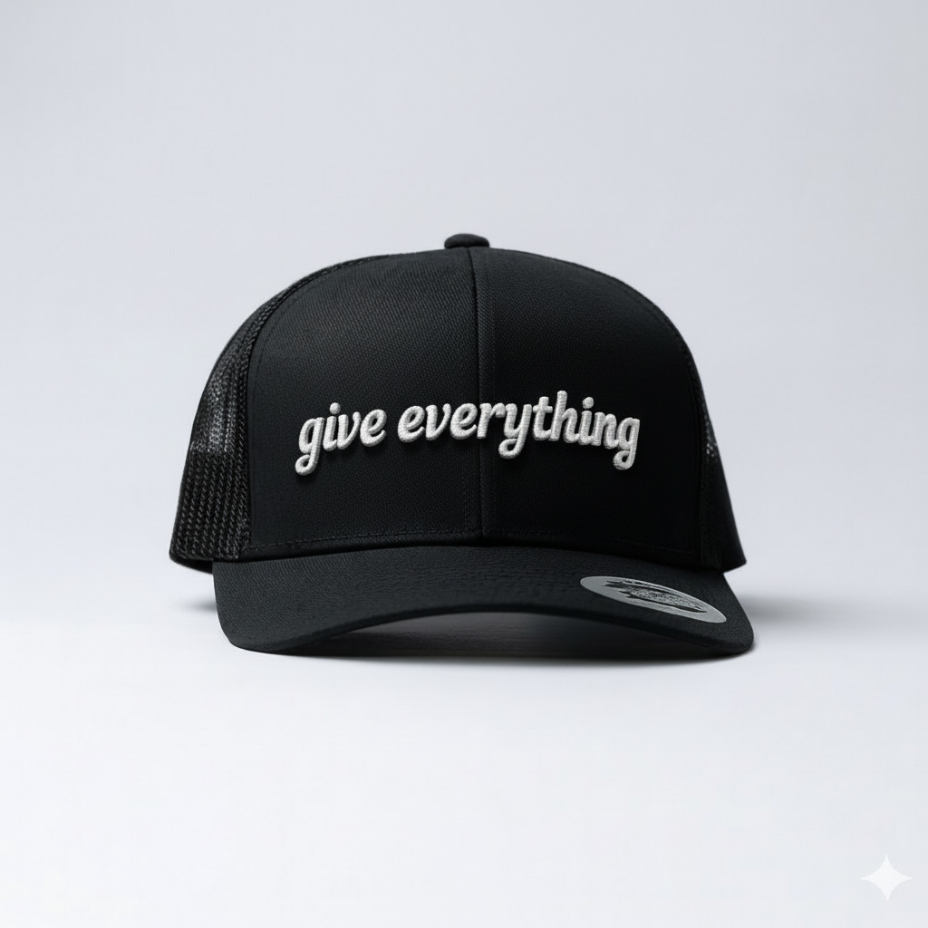 GIVE EVERYTHING TRUCKER BLACK