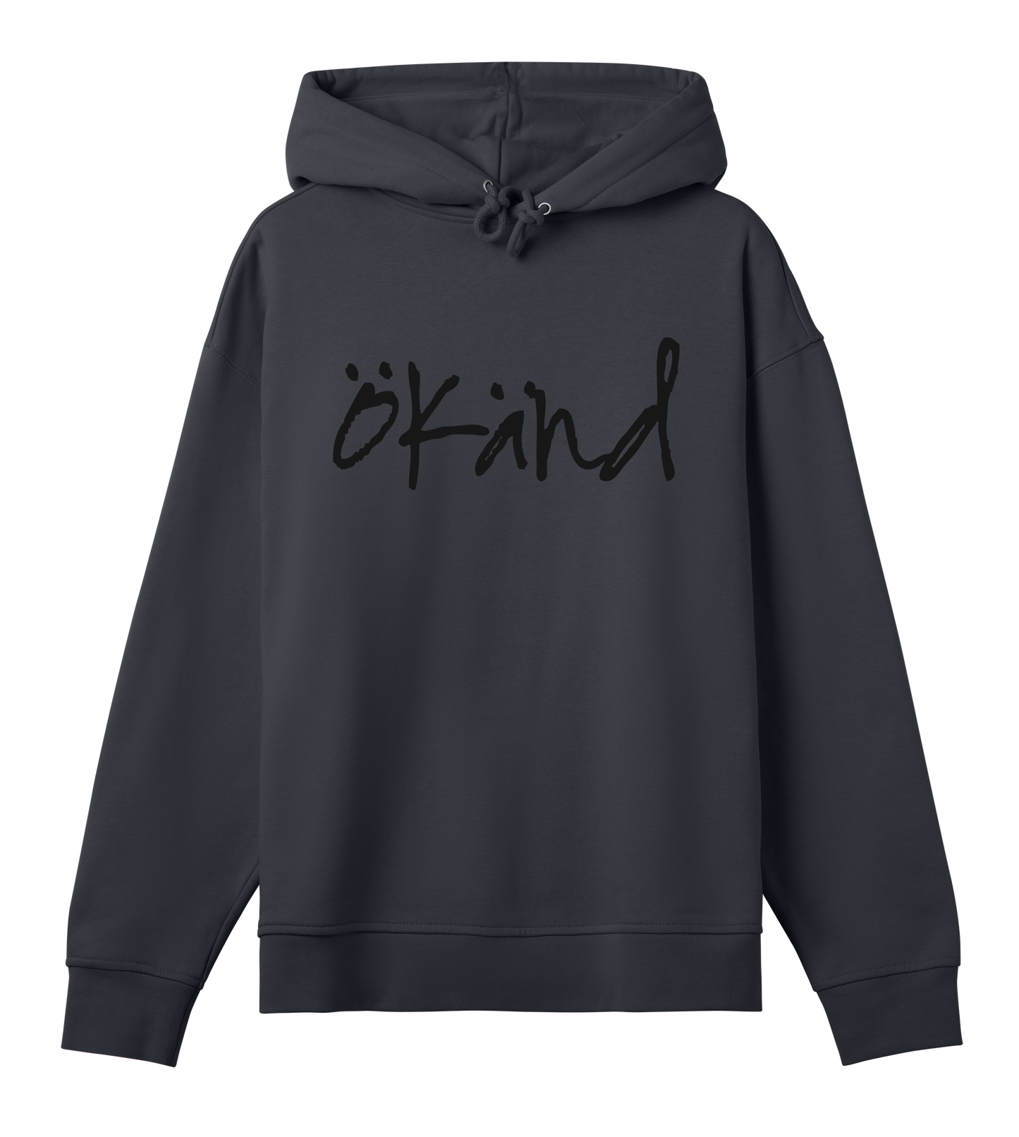 LOGO W HOODIE | SVART