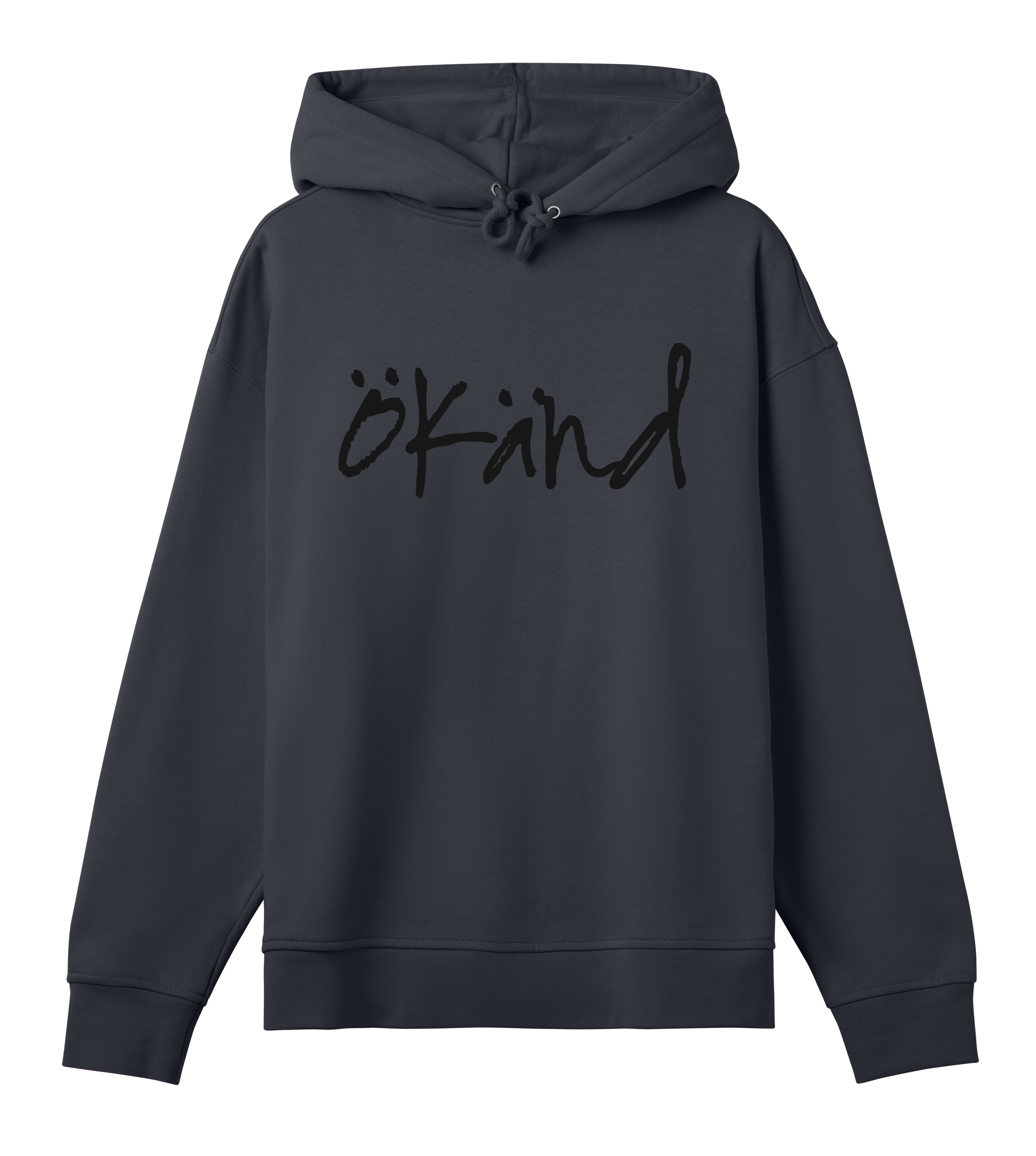 LOGO W HOODIE | SVART